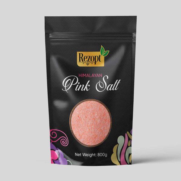 Rezopt Pink Salt Packaging Design