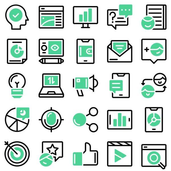 Digital Marketing Vector Icons