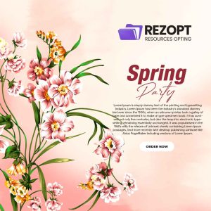 Social Media floral Banner PSD template Rezopt Free Graphic Resources All PSD Templates