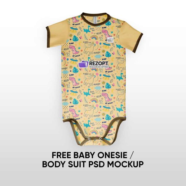 Baby Onesie & Body Suit PSD Mockup rezopt Free graphic resources PSD Mockup All 2030
