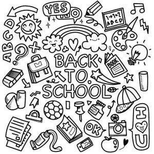 Back to school elements hand drawn doodle coloring rezopt Free graphic resources Vector AI All 1041 Template