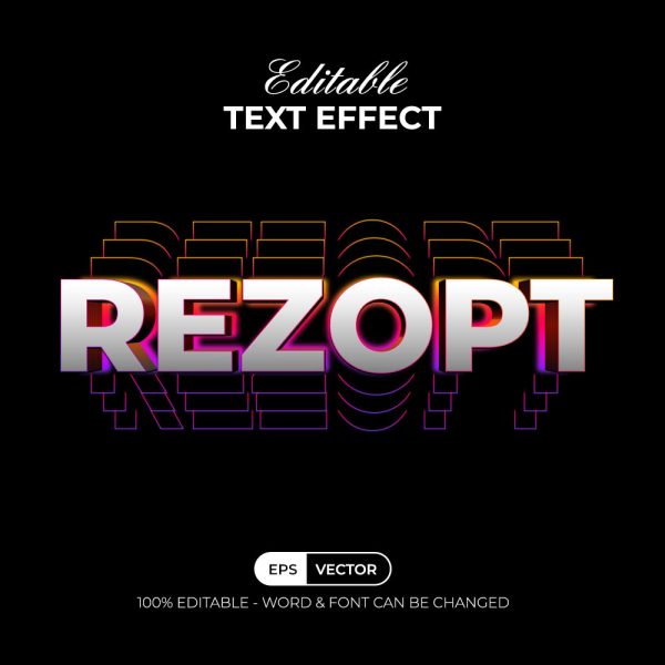 Editable party vector text effect template Design Rezopt Free Graphic Resources All Vector Template 1046