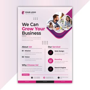 Modern digital marketing agency flyer template Rezopt Free Graphic Resources All Vector Template 1047